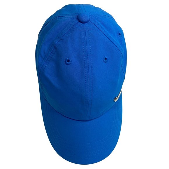 Nike S1ze Heritage86 Hat Blue Youth Metallic Logo Strapback Cap - Picture 7 of 9